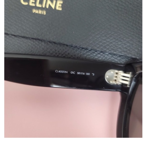 CELINE EYEWEAR Mirrored flat-top acetate sunglasses main image 5